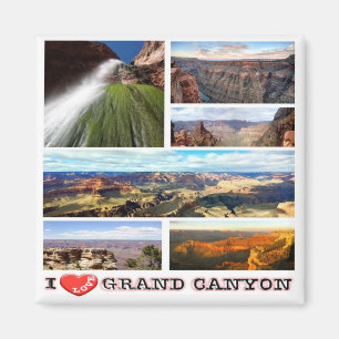 zUS147 GRAND CANYON I Liebe, Mosaik, Arizona, Kühl Magnet