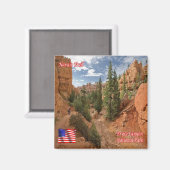 zUS153 GRAND CANYON, Navaio Trail, Utah, Kühlschra Magnet (Vorderseite/Rückseite)