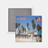 zUS164 LOS ANGELES, Venice Beach, Kalifornien, Küh Magnet (Vorderseite/Rückseite)