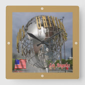 zUS165 UNIVERSELL STUDIO, Los Angeles, Quadratische Wanduhr (Vorderseite)