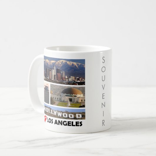 zUS169 LOS ANGELES I Liebe, Mosaik, Kaffee Tasse (Vorderseite Links)