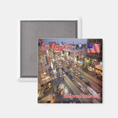 zUS170 HOLLYWOOD Boulevard, Los Angeles, Kühlschra Magnet (Vorderseite/Rückseite)
