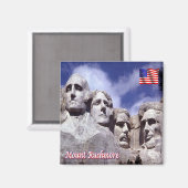 zUS188 MOUNT RUSHMORE, Dakota, Amerika, Kühlschran Magnet (Vorderseite/Rückseite)
