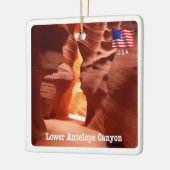 zUS191 ANTELOPE CANYON, Arizona, Amerika, Keramikornament (Links)
