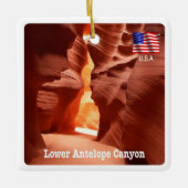 zUS191 ANTELOPE CANYON, Arizona, Amerika, Keramikornament (Vorderseite)