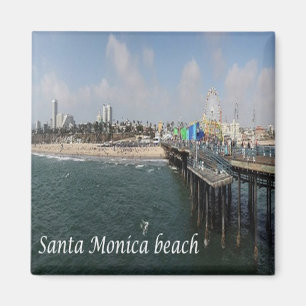 zUS199 SANTA MONICA Beach, Kalifornien, Kühlschran Magnet