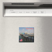 zUS201 SANTA MONICA Beach, Kalifornien, Kühlschran Magnet (In Situ (Geschirrspüler))