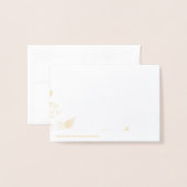 Zusage Folienkarte (Rückseite mit Umschlag)