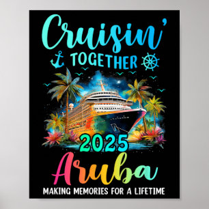 Zusammen auf Kreuzfahrt im Jahr 2025 Familien-Kreu Poster