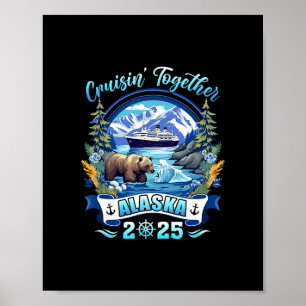Zusammen auf Kreuzfahrt passende Familie Freunde A Poster