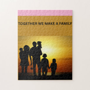 Zusammen bilden wir eine Familie ❤️ Puzzle