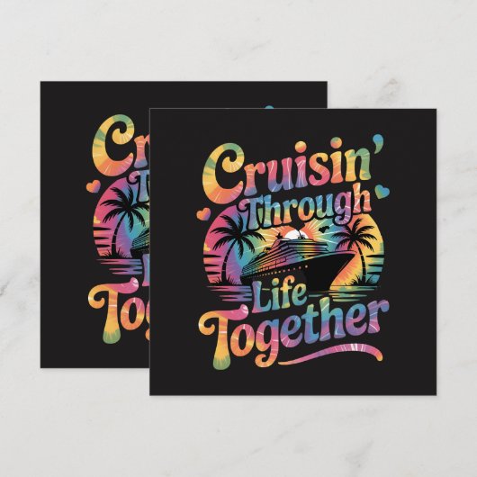 Zusammen durchs Leben cruisen (Vorne/Hinten)