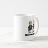 Zusammen ewig Cartoon Funny Mug Kaffeetasse (VorderseiteRechts)