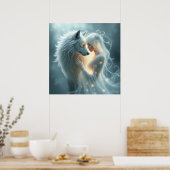 Zusammen Fantasy Digital Art Print Poster (Küche)