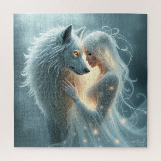 Zusammen Fantasy Digital Art Print Puzzle (Vertikal)