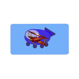 Zusammen fliegen adressaufkleber