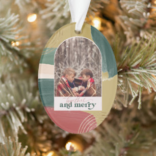 Zusammen & Fröhlich   Foto Arch Moderne Weihnachts Ornament