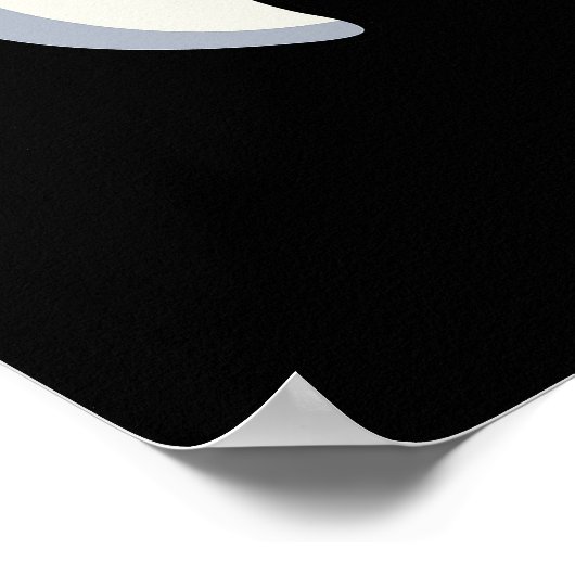 Zusammen Funny Tooth Pun Dark BG Poster (Ecke)