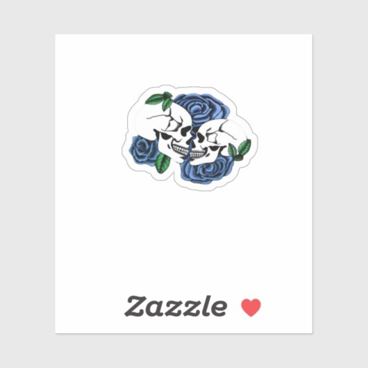 Zusammen für immer - bis der Tod uns tut Aufkleber (Blatt)