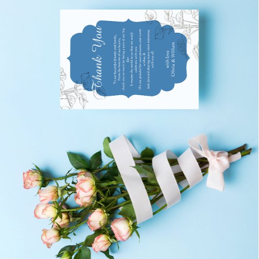 Zusammen für immer dankeskarte