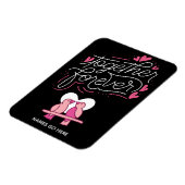 Zusammen für immer flexibles Foto Magnet (Linke Seite)