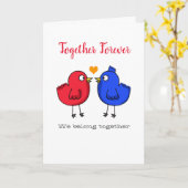 zusammen für immer karte (Gelbe Blume)