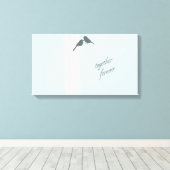 Zusammen für immer leinwanddruck (Insitu (Holzboden))