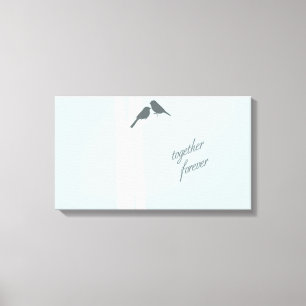 Zusammen für immer leinwanddruck