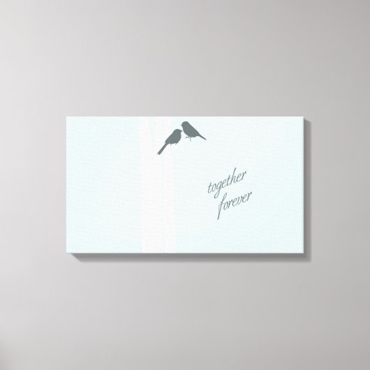 Zusammen für immer leinwanddruck (Vorderseite)