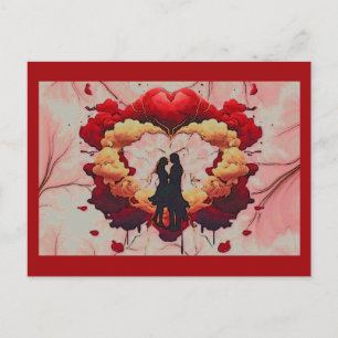 zusammen für immer postkarte