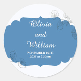 Zusammen für immer runder aufkleber