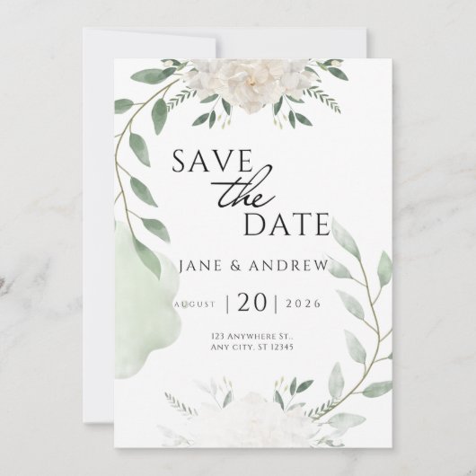 Zusammen für immer  save the date (Vorderseite)