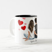 Zusammen für immer Tasse (Vorderseite Links)