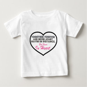 Zusammen für immer u. nie auseinander ....... baby t-shirt