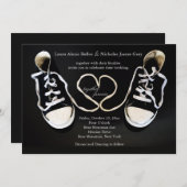 Zusammen für immer Wedding Einladung (Vorne/Hinten)