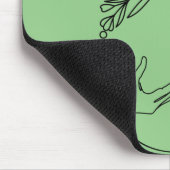 Zusammen für psychische Gesundheit Mousepad (Ecke)
