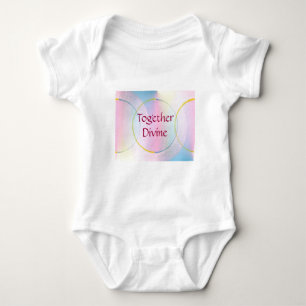 Zusammen göttliche positive Bestätigung Baby Strampler