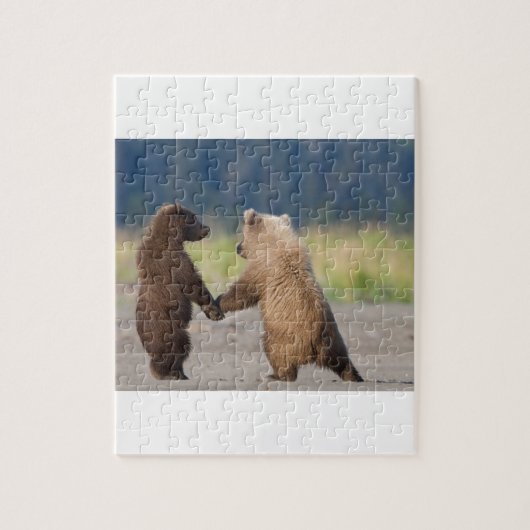 Zusammen Hand in Hand gehen Puzzle (Vertikal)