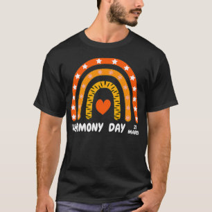 Zusammen Harmony Day März 21 Rainbow Orange Kids  T-Shirt