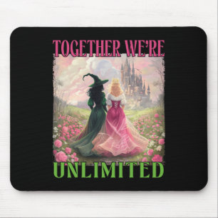 Zusammen Hexen unbegrenzt rosa grüne Hexe Hallow Mousepad