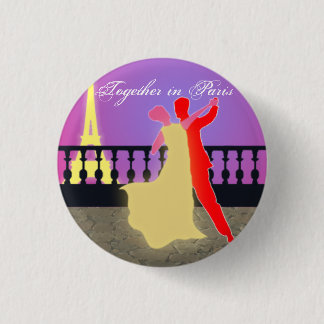 Zusammen in Paris-Buttonen Button