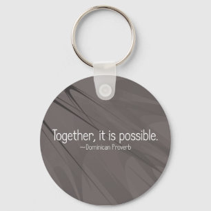 Zusammen ist alles mögliches (2) schlüsselanhänger