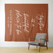 Zusammen ist das wunderschöne Foto Hintergrund Wandteppich (Beispiel (Horizontal))