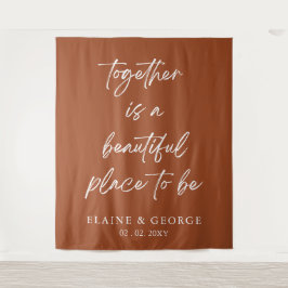 Zusammen ist das wunderschöne Foto Hintergrund Wandteppich