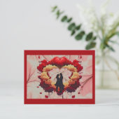 zusammen ist ein schöner Ort, um zu sein Postkarte (Stehend Vorderseite)
