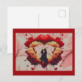 zusammen ist ein schöner Ort, um zu sein Postkarte (Vorne/Hinten)