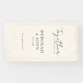 Zusammen ist ein schöner Ort zu sein! Elegant Banner (Horizontal)