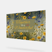 Zusammen ist ein wunderbarer Ort, um akryllische Z Acrylschild (Winkel)