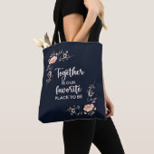 Zusammen ist unser Lieblingsplatz, um tote Tasche (Von Nahem)