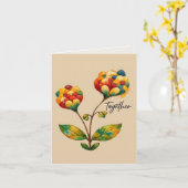 Zusammen Karte (Gelbe Blume)